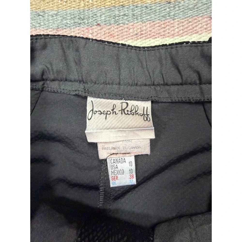 Vintage 90s Joseph‎ Ribkoff Velour Snake Print Pants – Size 10